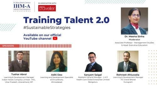 Webinar on Training Talent 2.0 – Sustainable Strategies